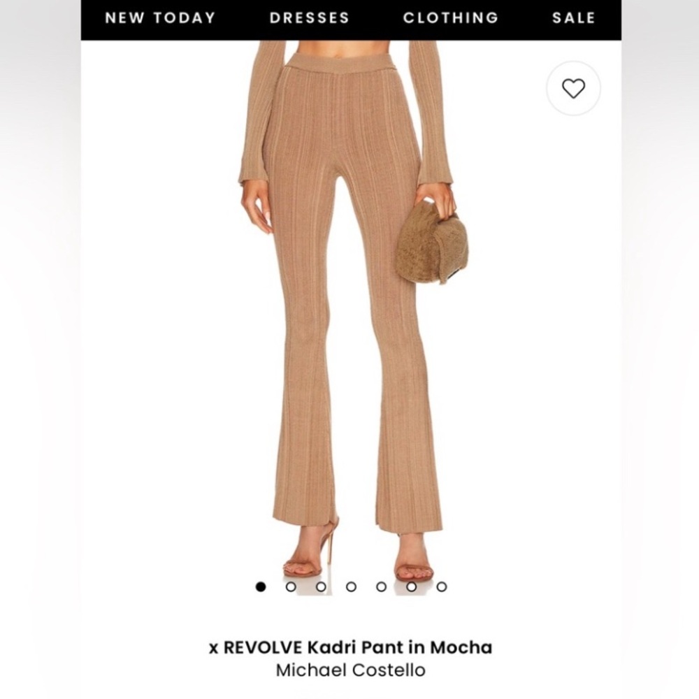 Michael Costello Mocha Flare Pants